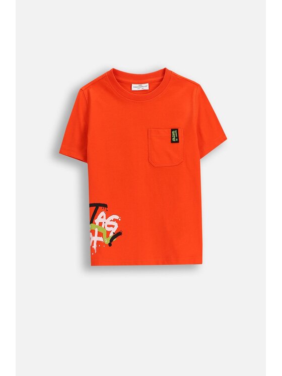 Coccodrillo Coccodrillo T-Shirt ZC5143201SBK-009 Červená Regular Fit