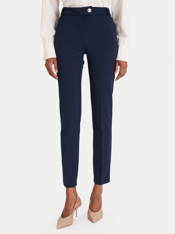 Rinascimento Rinascimento Pantaloni chino CFC0126226003 Bleumarin Slim Fit