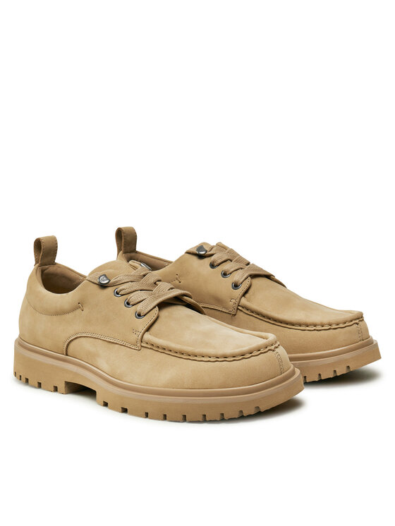 Calvin Klein Jeans Calvin Klein Jeans Scarpe basse Eva Apron Laceup YM0YM01180 Beige