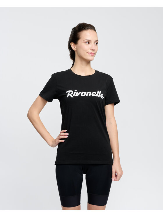 Rivanelle Rivanelle T-Shirt CREW Czarny Narrow Fit