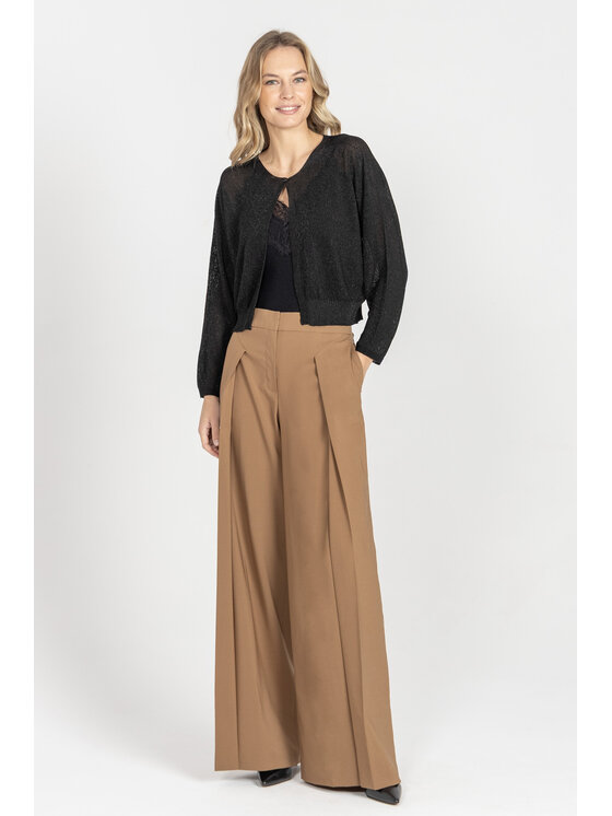 Deni Cler Milano Deni Cler Milano Kardigan T-DC-U456-E5-20-90-1 Czarny Regular Fit