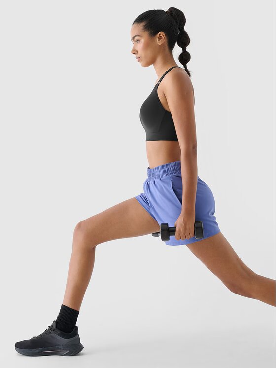 4F 4F Pantaloncini sportivi 4FWAW24TFSHF705-31S Blu Regular Fit