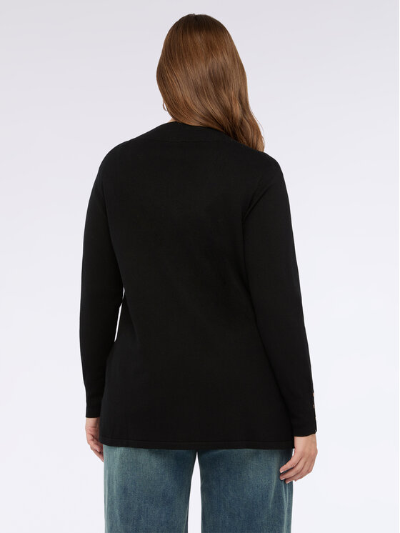 Fiorella Rubino Fiorella Rubino Cardigan M630L008004N033 Nero A-Line Fit