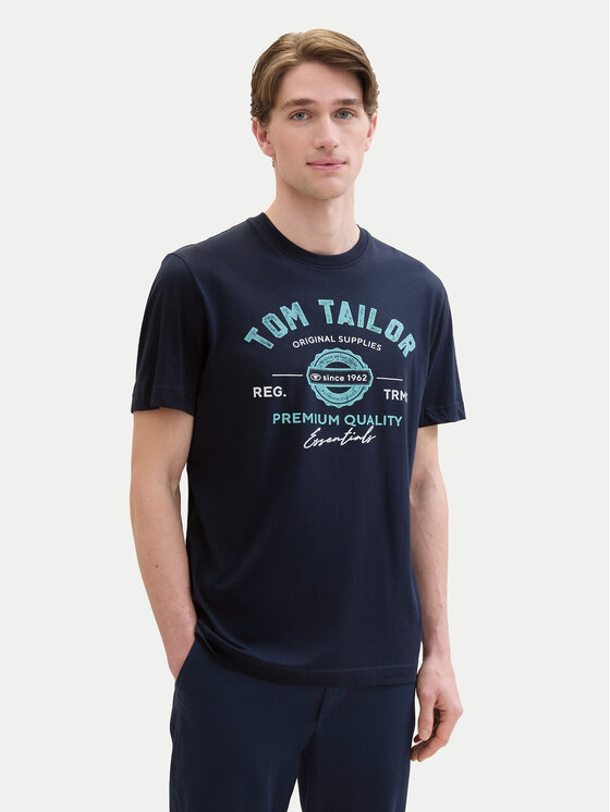 Tom Tailor Tom Tailor T-shirt 1037735 Tamnoplava Regular Fit