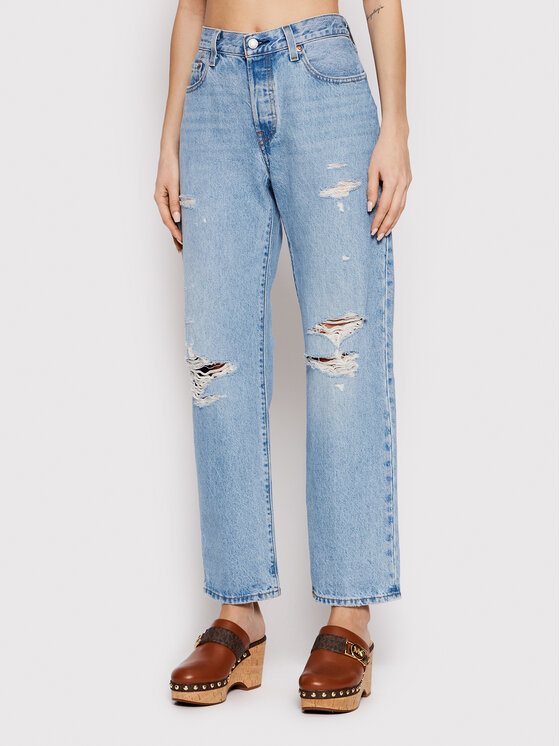 Levi's® Džinsi 501® 90’S A1959-0004 Zils Straight Leg