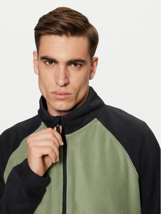 Quiksilver Quiksilver Флісовий реглан Champagne Powder EQYFT04978 Чорний Regular Fit