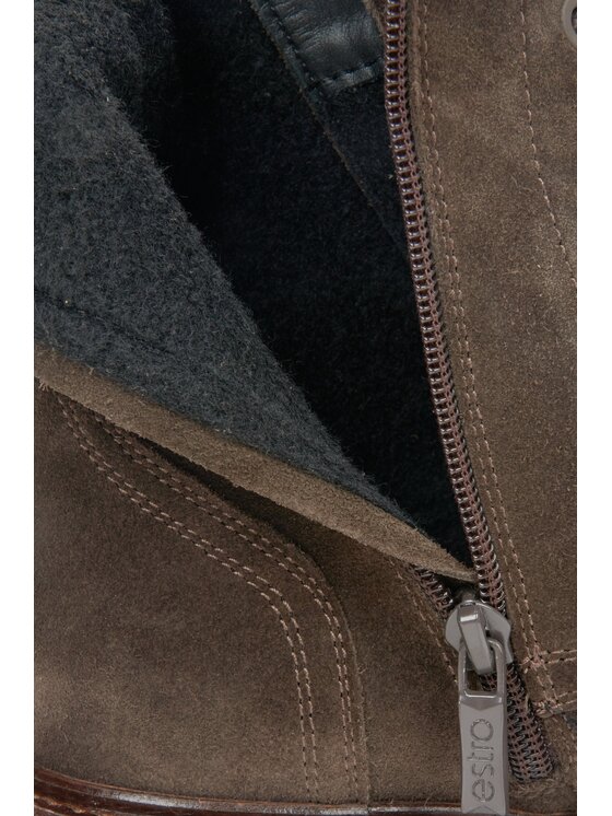 Estro Estro Μποτάκια ER00116064 Καφέ