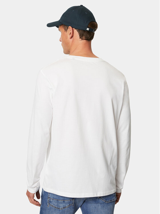 Marc O'Polo Marc O'Polo Pikkade varrukatega T-särk B21 2012 52210 Valge Regular Fit