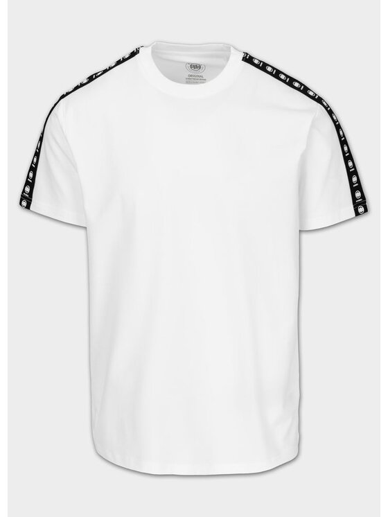 PITBULL PITBULL T-Shirt TAPE NUGGET Biały Regular Fit