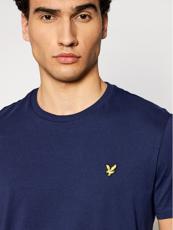 Lyle Scott T Shirt Crew Neck TS400V Tmavomodr Regular Fit