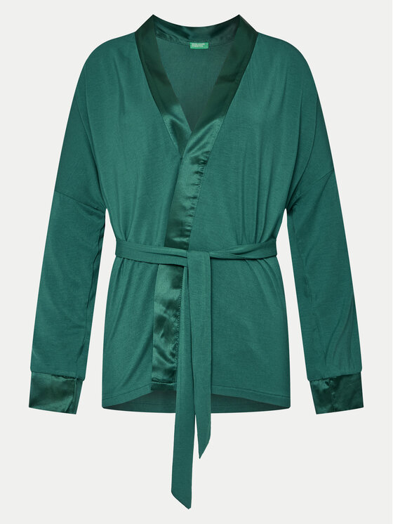United Colors Of Benetton United Colors Of Benetton Szlafrok 3ZEW3M06Q Zielony