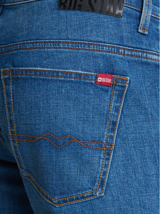 BIG STAR BIG STAR Jeansy DERIC Niebieski Skinny Fit