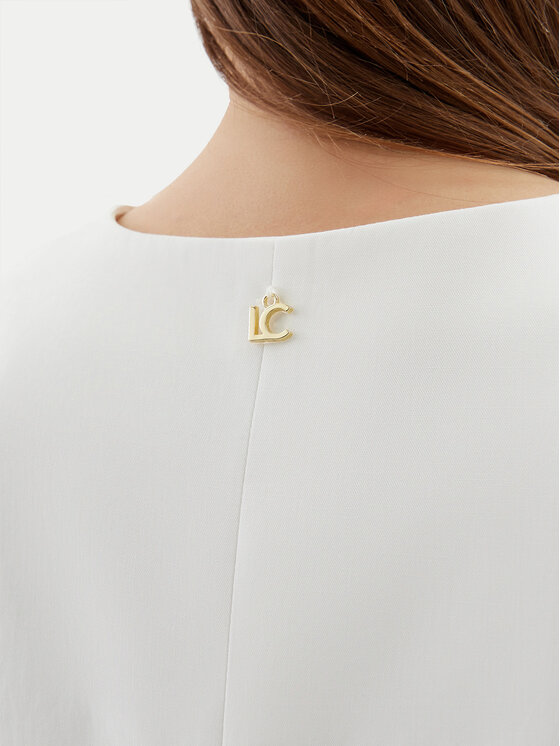 LOLA CASADEMUNT LOLA CASADEMUNT Mellény LS2502007 Fehér Regular Fit