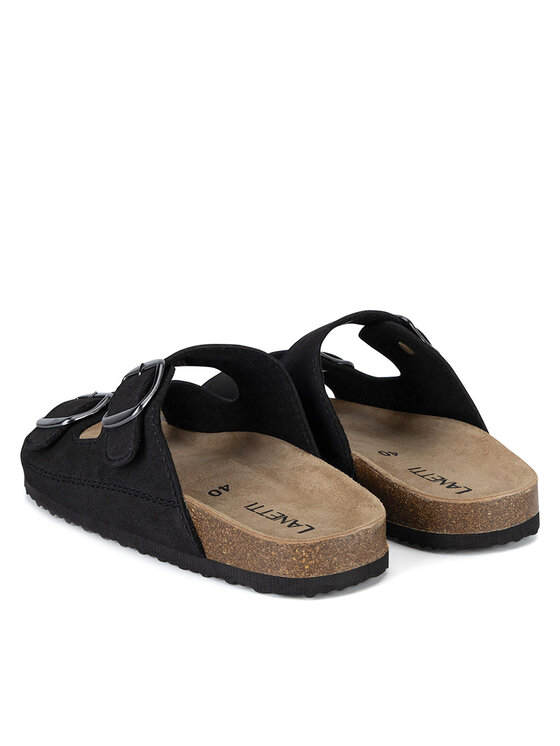 Lanetti Lanetti Pantoletten 7410990001 Schwarz