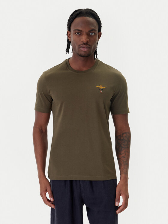 Aeronautica Militare Aeronautica Militare T-krekls 261TS1580UJ00372 Zaļš Regular Fit