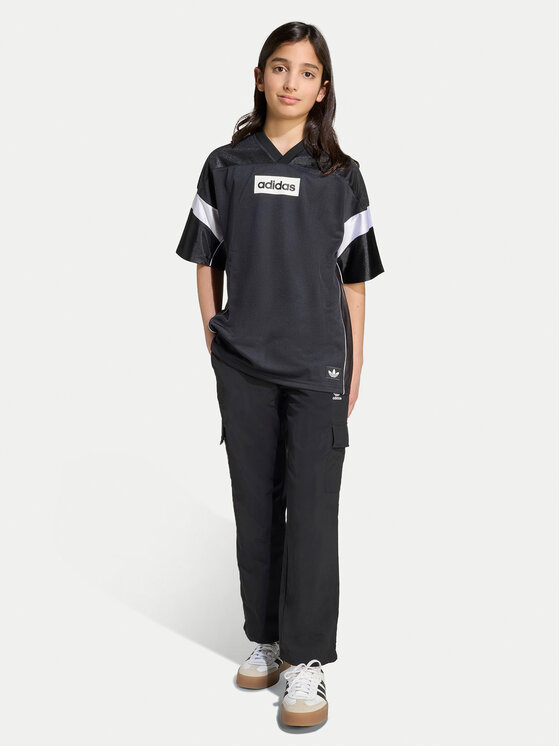 adidas adidas Тишърт Jersey JX3880 Черен Loose Fit