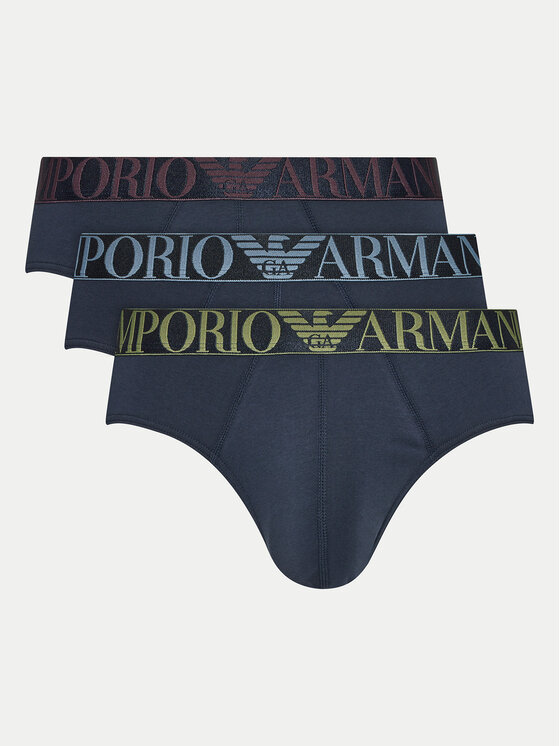 Emporio Armani Underwear Set 3 Sponjic 111734 4F726 64135 Mornarsko Modra