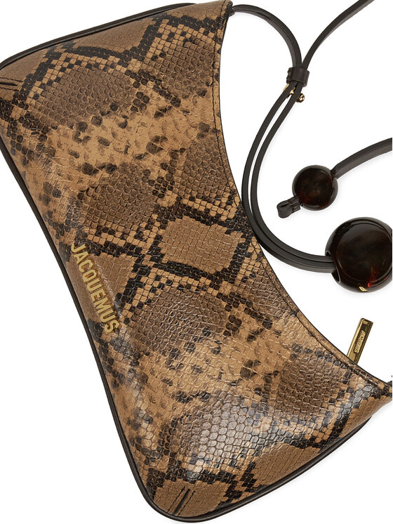 JACQUEMUS JACQUEMUS Ročna torba Le Bisou Perle 231BA057-3198 Rjava