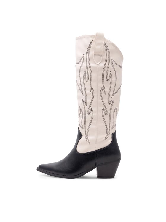 Jenny Fairy Jenny Fairy Cizme și botine cowboy NADIA WS22293-05 Bej