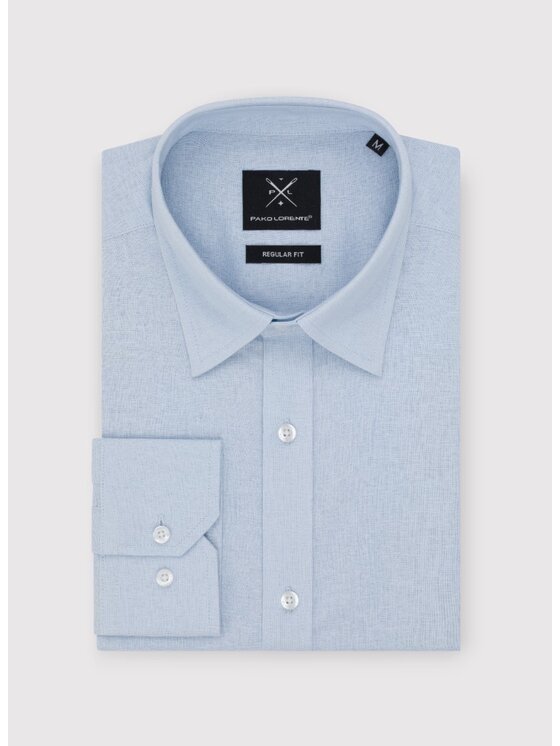 Pako Lorente Pako Lorente Koszula P25SN-1X-023 Niebieski Regular Fit