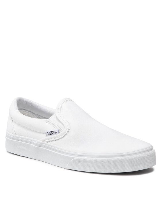 Vans Tenis superge Classic Slip-On VN000EYEW00 Bela
