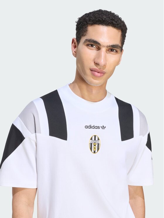 adidas adidas Koszulka techniczna 172264 Biały Loose Fit