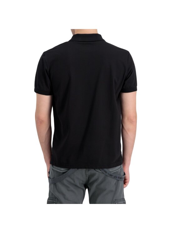 Alpha Industries Alpha Industries Polo AI.136600-03-3XL Czarny Regular Fit