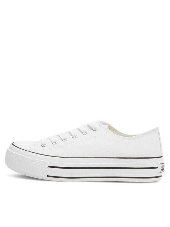 Sprandi Sprandi Sneakers aus Stoff LEA-RA003 Weiß