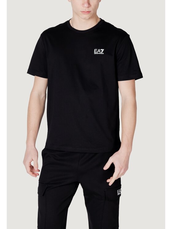 EA7 Emporio Armani T-Shirt 7M000567 AF10375 Biały Casual Fit