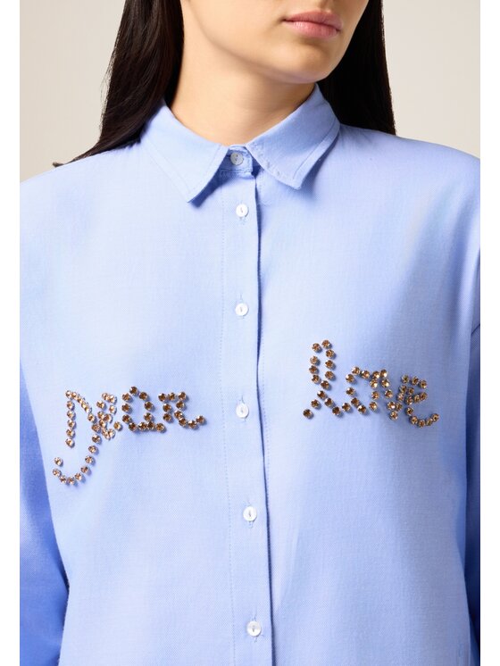 Oltre Oltre Camicia 5035J000857N004 Turchese Regular Fit