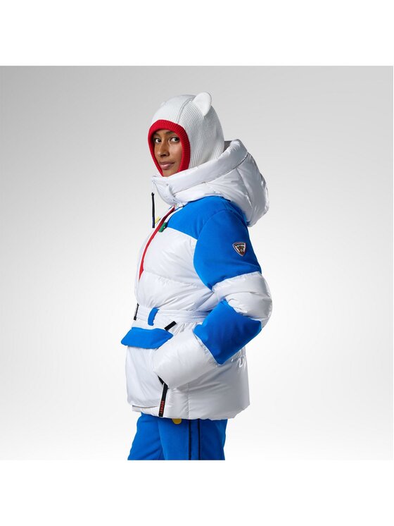 Rossignol Rossignol Kurtka narciarska W Jcc Corduroy Down Ski Jacket Biały Regular Fit