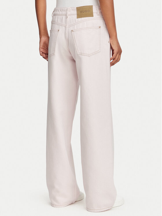 HUGO HUGO Jeansy Gamala 50566764 Różowy jasny Relaxed Fit