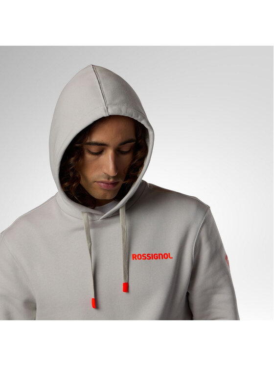 Rossignol Rossignol Bluza M Hero Hoodie Szary Regular Fit