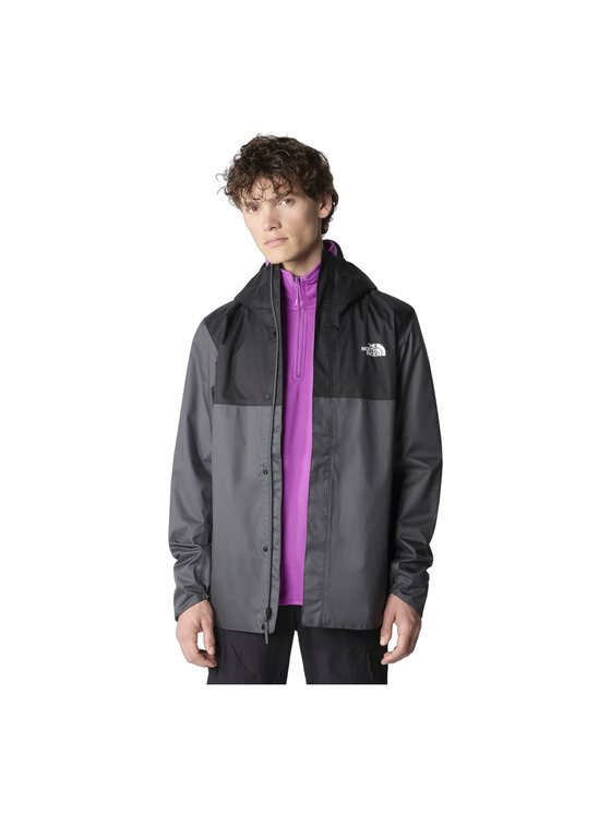 The North Face The North Face Kurtka przeciwdeszczowa NF0A3YFMMN81 Szary Regular Fit