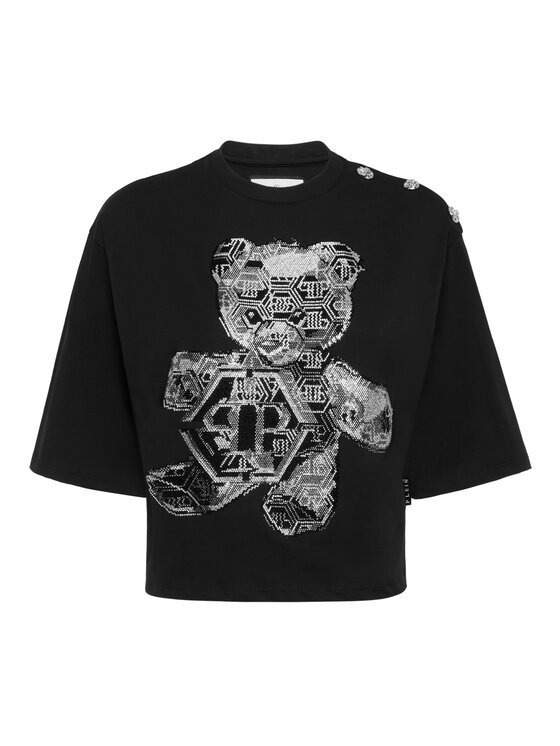 PHILIPP PLEIN PHILIPP PLEIN T-Shirt 25577 Czarny Regular Fit