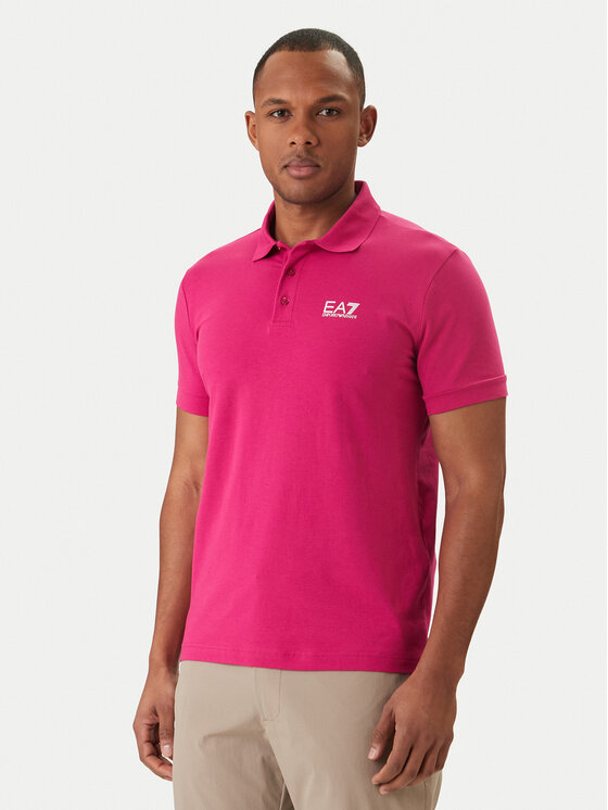 EA7 Emporio Armani EA7 Emporio Armani Polo 8NPF14 PJVQZ M4089 Różowy Regular Fit