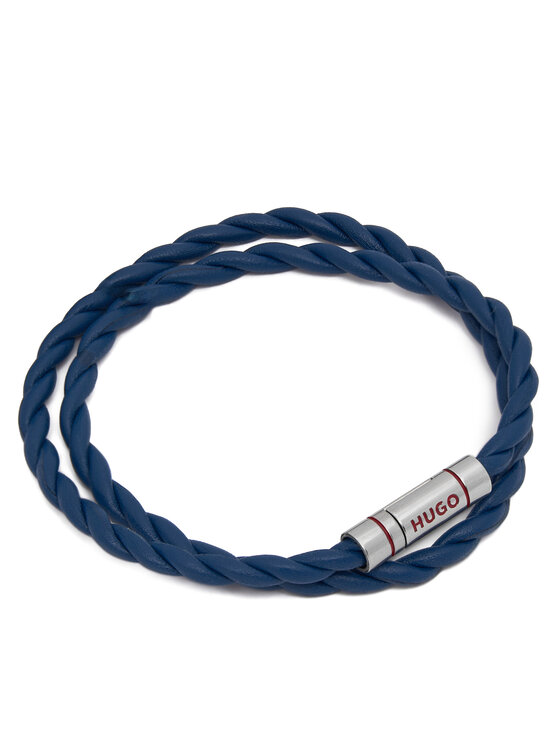 HUGO HUGO Браслет E-Doublebraid4 50552596 Голубий