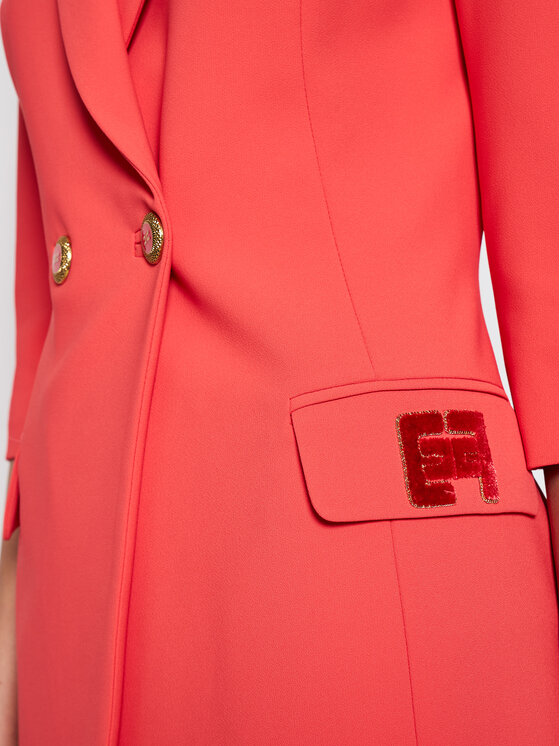 Elisabetta Franchi Elisabetta Franchi Sukienka koktajlowa AB-055-06E3-V499 Różowy Slim Fit