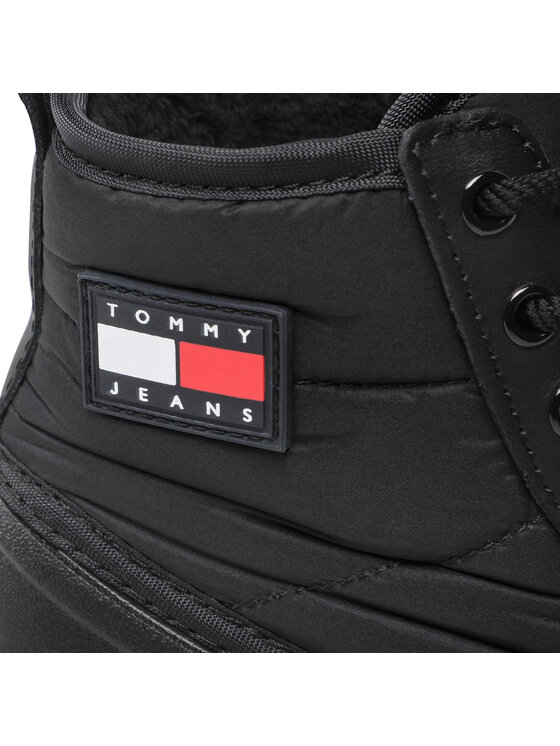Tommy Jeans Tommy Jeans Μποτάκια Fashion Boot EN0EN01912 Μαύρο