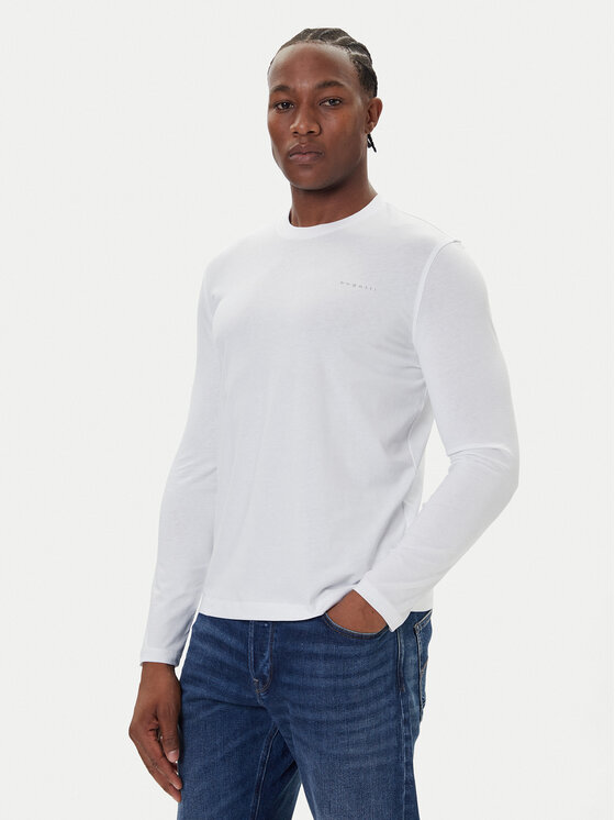 Bugatti Bugatti Longsleeve krekls 8330-85044D Balts Regular Fit
