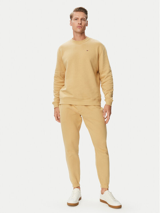 Tommy Jeans Tommy Jeans Суитшърт DM0DM20741 Бежов Regular Fit