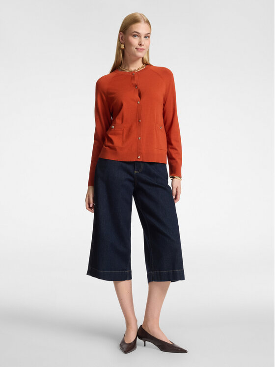 Elena Mirò Elena Mirò Sweter M034Z000795N017 Pomarańczowy Regular Fit