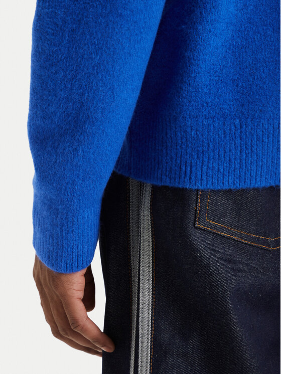 adidas adidas Πουλόβερ Trefoil Essentials Fully Knit Sweatshirt KS4890 Μπλε Regular Fit