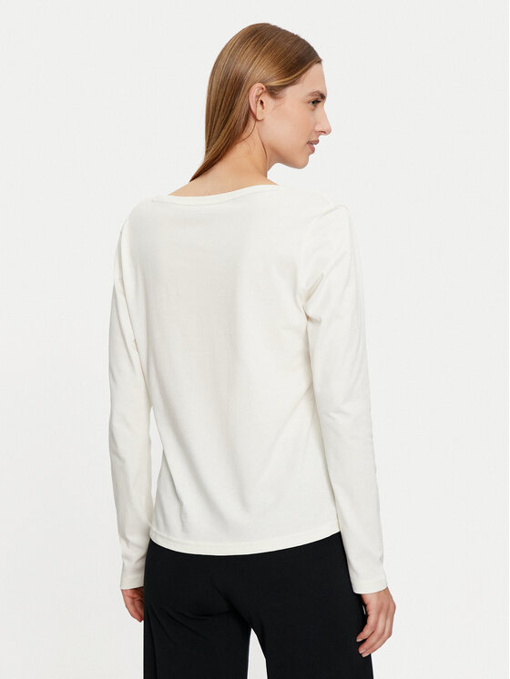 Tommy Hilfiger Tommy Hilfiger Μπλουζάκι UW0UW05571 Εκρού Regular Fit