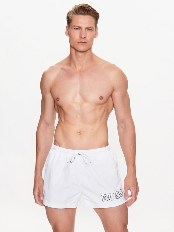 BOSS Boss Badeshorts 50469280 Weiß