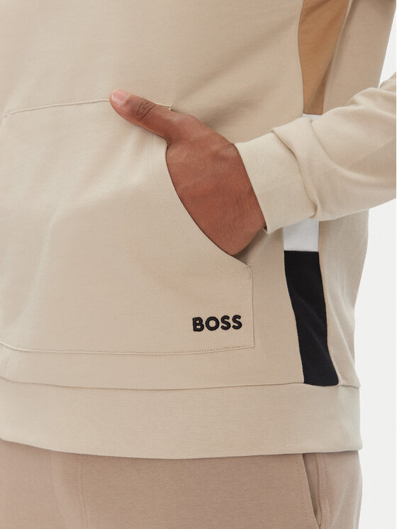 BOSS BOSS Суитшърт Iconic 50540741 Бежов Regular Fit