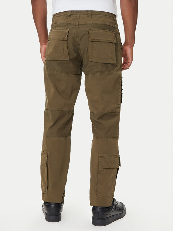 Aeronautica Militare Aeronautica Militare Hlače 252PA1387UCT0149 Zelena Regular Fit