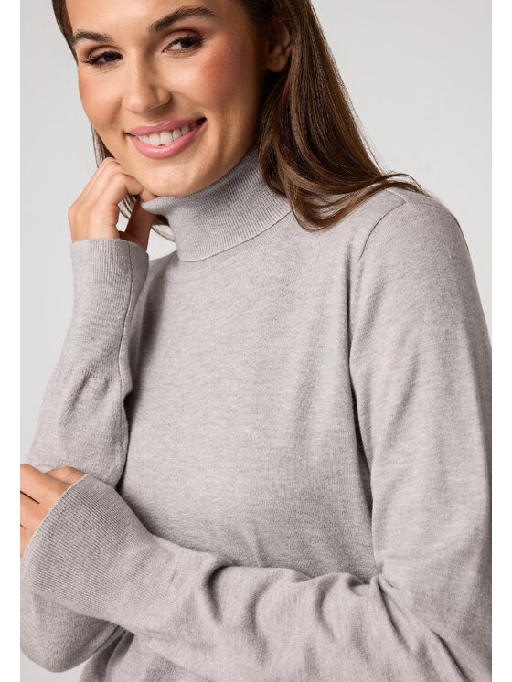 QUIOSQUE QUIOSQUE Sweter Quiosque 6VS001201 Szary Regular Fit
