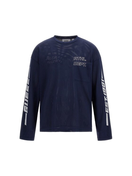 Guess Guess T-Shirt 174611 Modrá Classic Fit