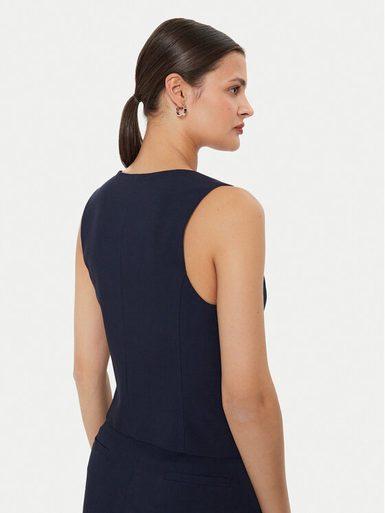 ViCOLO ViCOLO Mellény TB1569 Sötétkék Regular Fit
